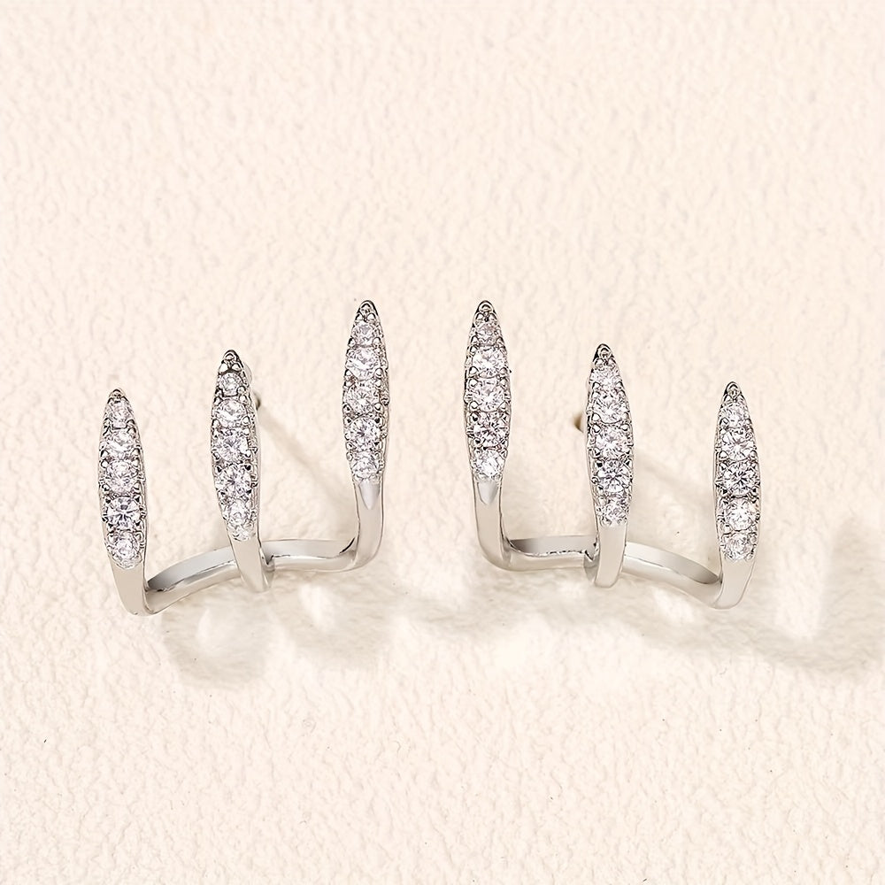 Flora — Sculptural Triple Earrings