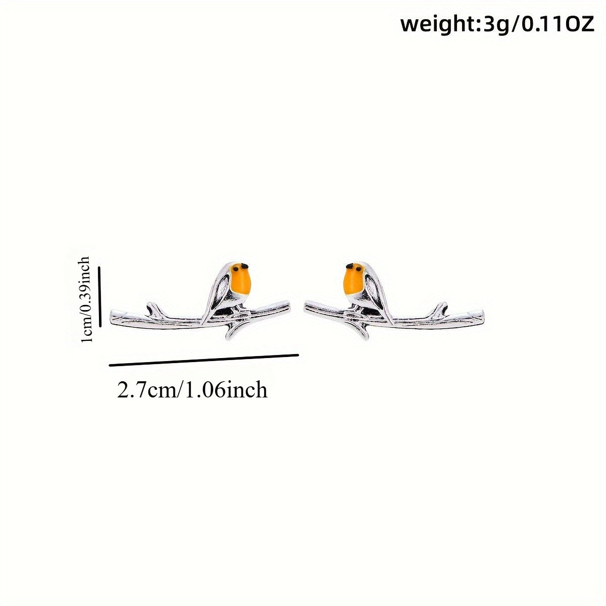 Delia — Robin Bird Earrings