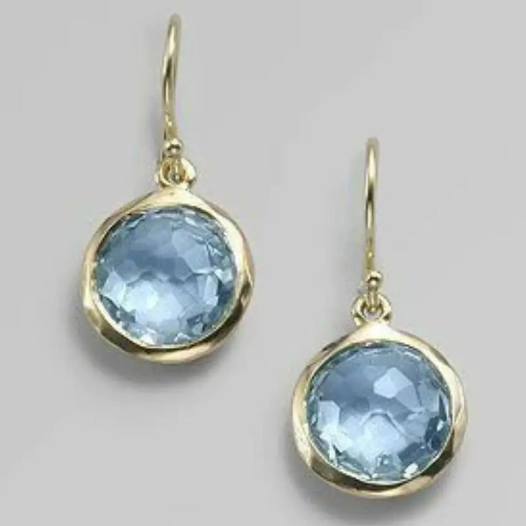 Bright Vintage Crystal Earrings