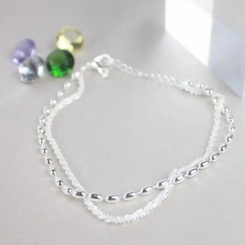 Amparo — Silver-Tone Cubic Zirconia Bracelet Set
