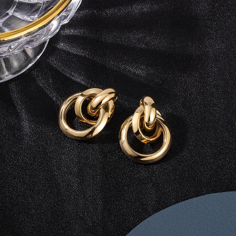 Luxurious Gold Earrings