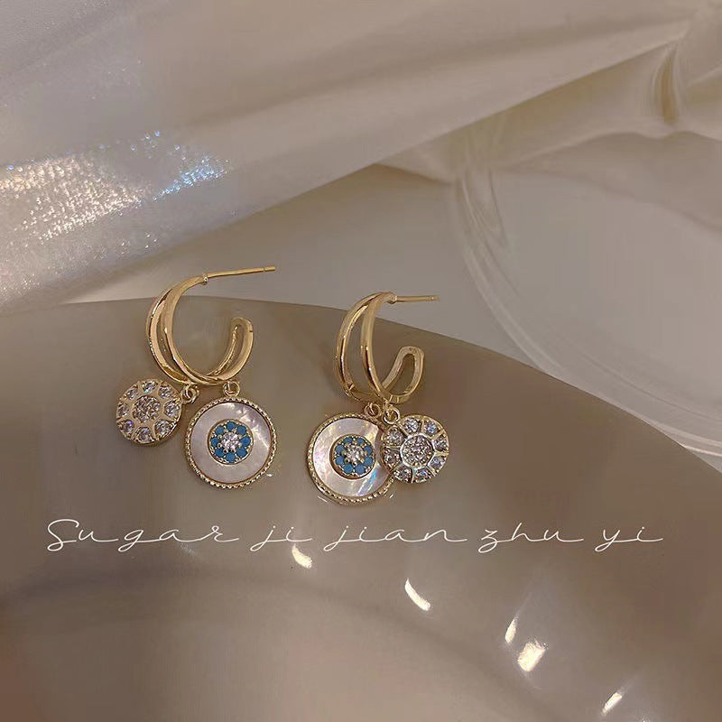 Gold-Plated Kaleidoscope Earrings