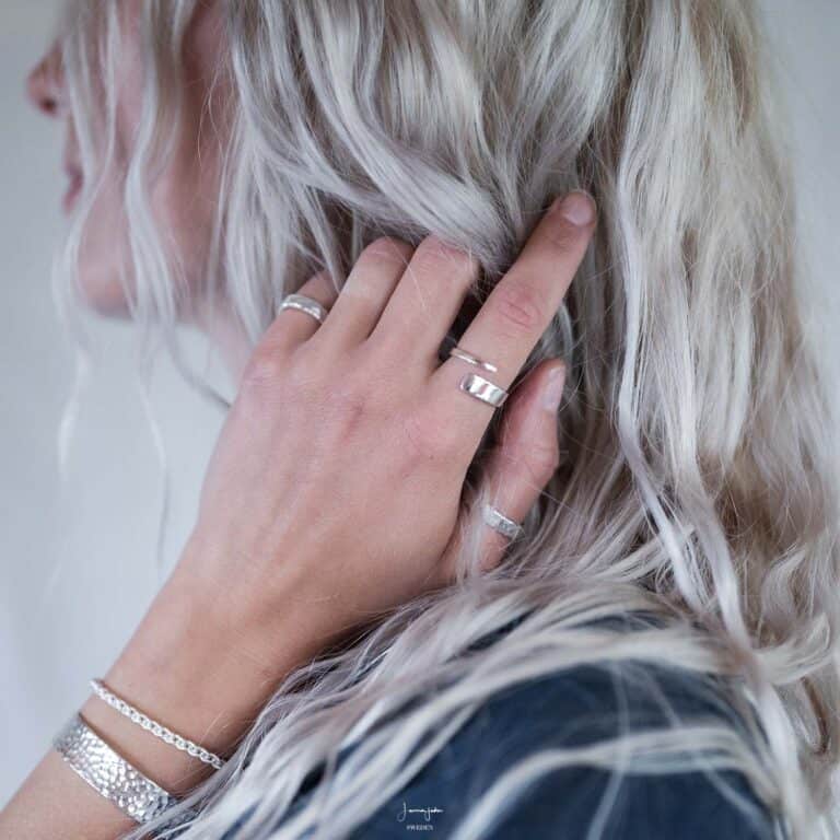 Adjustable Simple 925 Silver Ring