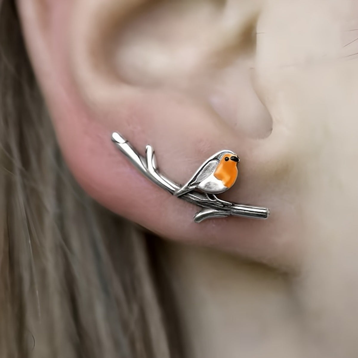Delia — Robin Bird Earrings