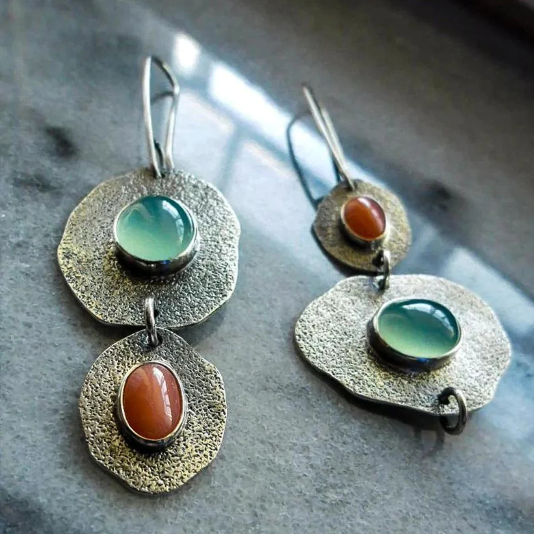 Vintage Nature Earrings in Silver