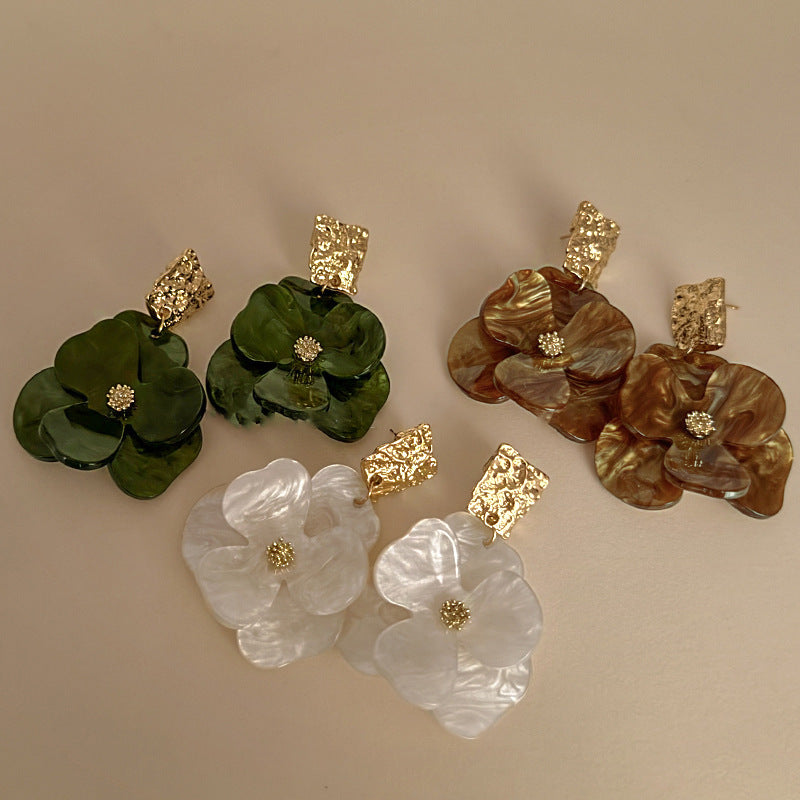 Colorful Flower Boho Earrings
