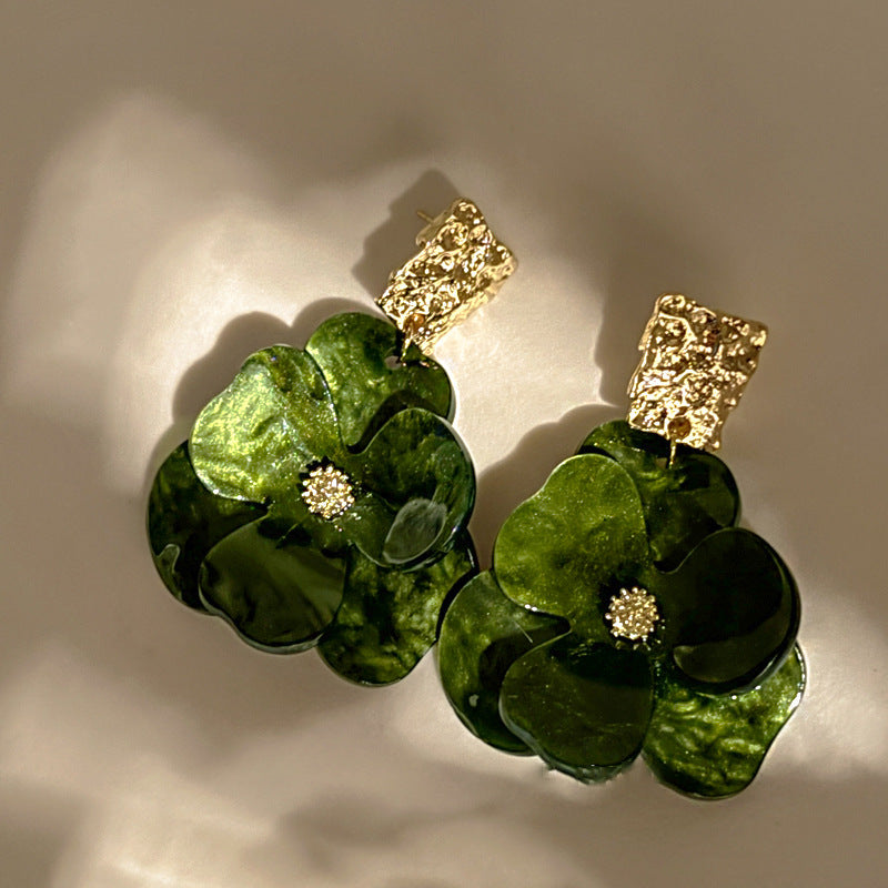 Colorful Flower Boho Earrings